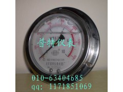 轴向带边抗震电接点压力表YTNX-150ZT图2