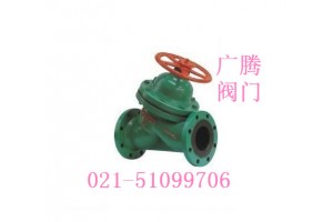 G45J-6直流式衬胶隔膜阀