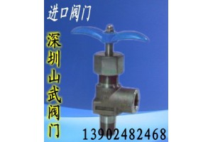 进口针型阀，美国VTON威盾针形阀，碳钢直角针型阀