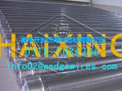 v型丝绕丝焊接滤水管 楔形花管图1